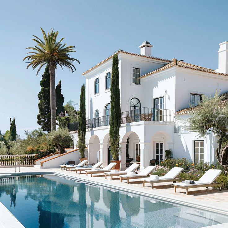 Luxury house spanish villa white Marbella Luxury house spanish villa white Marbella